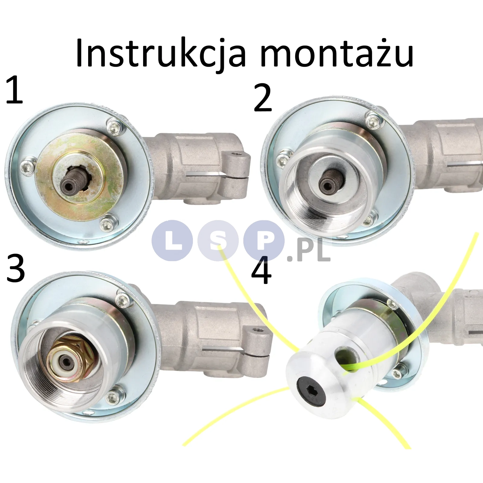 Głowica do kosy spalinowej aluminiowa do kosy pająk