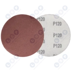 PAPIER ŚCIERNY 125 KRĄŻKI SAMOPRZYLEPNE NA RZEP DO SZLIFIERKI P120 X50