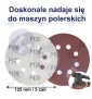 Papier ścierny na rzep do szlifierki oscylacyjnej 125 MM P120 10 szt.