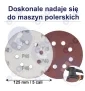 Papier ścierny na rzep do szlifierki oscylacyjnej 125 MM P40 50 szt.
