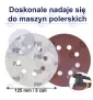Papier ścierny na rzep do szlifierki oscylacyjnej 125 MM P60 50 szt.