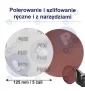 Papier ścierny krążki na rzep 125 mm do szlifierki kątowej P600 10szt.