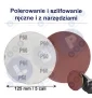 Papier ścierny krążki na rzep 125 mm do szlifierki kątowej P60 10szt.