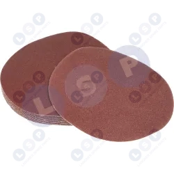 PAPIER ŚCIERNY 125 KRĄŻKI SAMOPRZYLEPNE NA RZEP DO SZLIFIERKI P60 X10