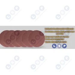 PAPIER ŚCIERNY 125 KRĄŻKI SAMOPRZYLEPNE NA RZEP DO SZLIFIERKI P100 X50