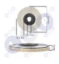 Tarcza polerska 125mm do polerowania metalu inox filc polerski
