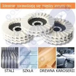Tarcza do szlifierki polerska na szlifierkę lamelka filcowa FILC 125 MM