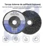 Włosy murzyna tarcza 125 do usuwania rdzy czyszczenia stali metalu