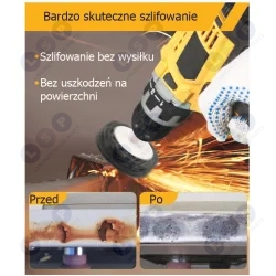 Dysk krążek tarcza do usuwania rdzy włosy murzyna 100 MM