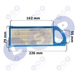 FILTR POWIETRZA BRIGGS B&S INTEK OHV IC AVS 14 - 21 KM