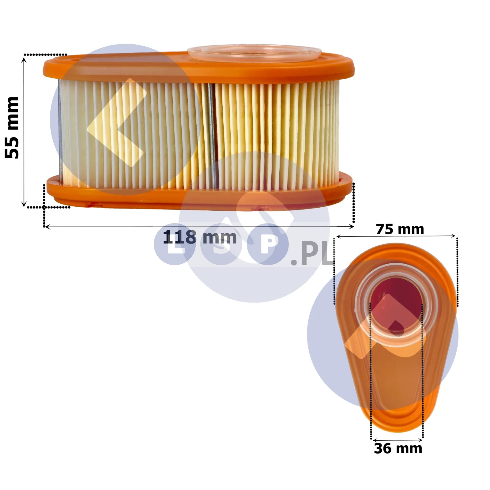 FILTR POWIETRZA BRIGGS STRATTON 700 725 750 792038 790338