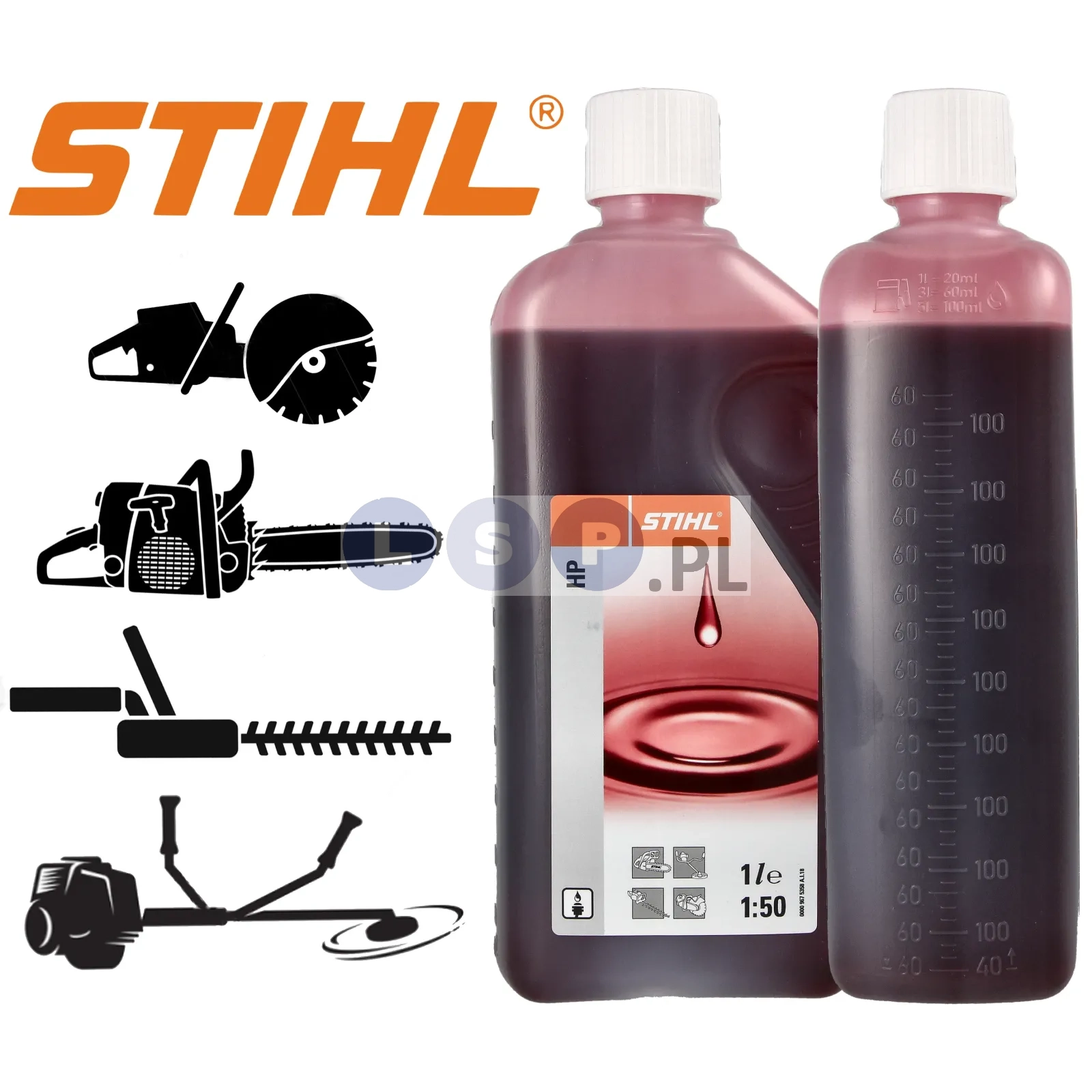 Olej do piły kosy spalinowej mieszanki paliwa 1L STIHL HP