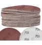 Papier ścierny krążki na rzep 125 mm do szlifierki kątowej P24 50szt.