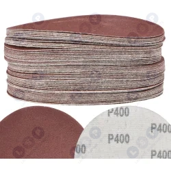 PAPIER ŚCIERNY 125 KRĄŻKI SAMOPRZYLEPNE NA RZEP DO SZLIFIERKI P400 X50