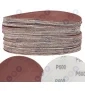 Papier ścierny krążki na rzep 125 mm do szlifierki kątowej P600 50szt.