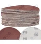 Papier ścierny krążki na rzep 125 mm do szlifierki kątowej P80 50szt.
