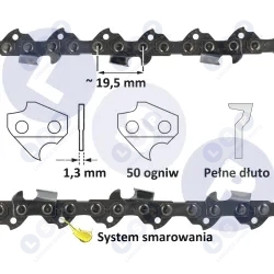 Łańcuch do piły STIHL 35CM 50 OGNIW 3/8 1.3 MM