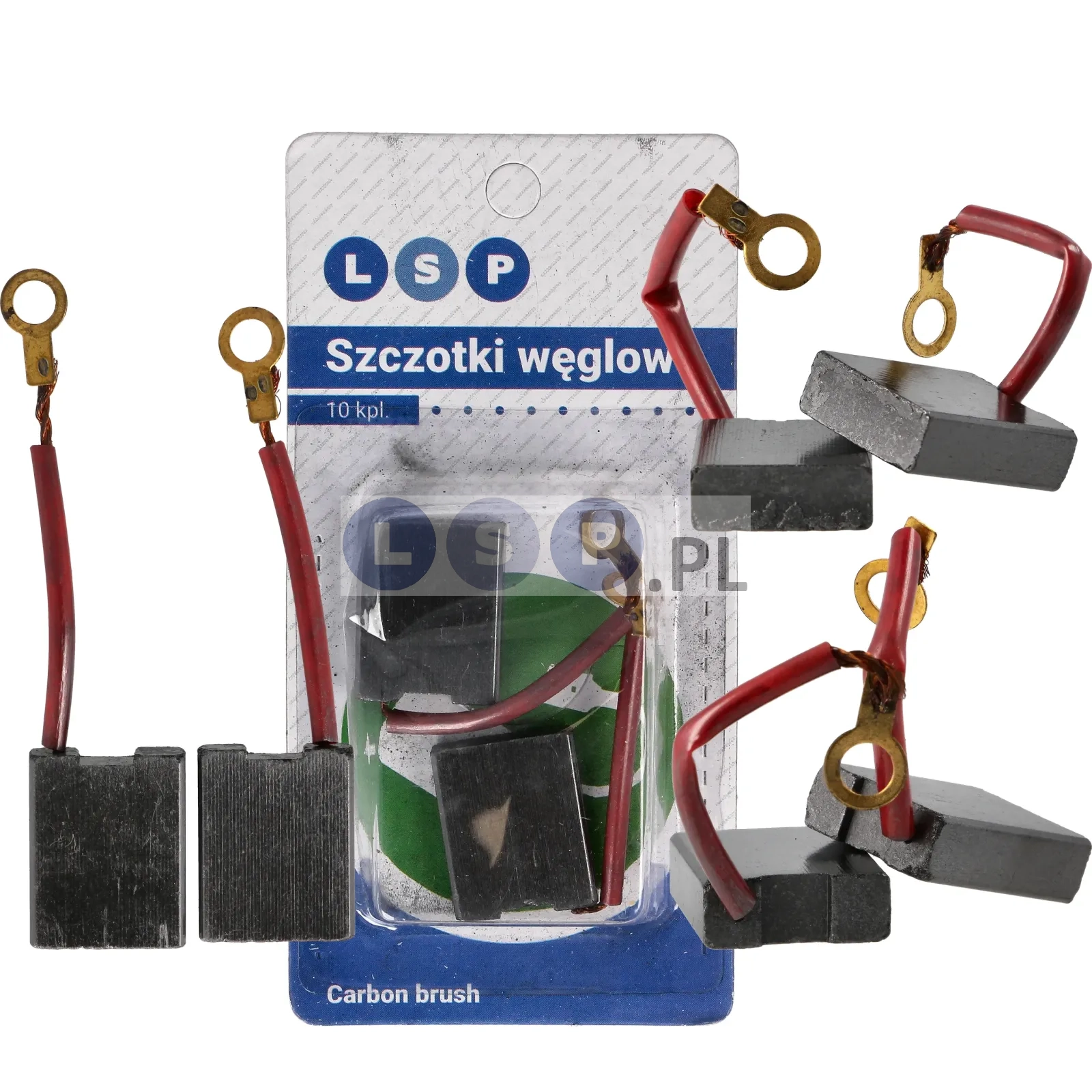 Szczotki węglowe 6x16x20 mm METABO W, WX 21-230, 23-230, Einhell, Blaukraft, DWT