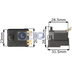 Wyłącznik do szlifierki kątowej uniwersalny 250V 6A HLT-125B