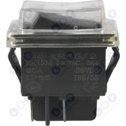 Włącznik wyłącznik kołyskowy wciągarki windy 15A 230V