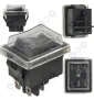 Wyłącznik włącznik kołyskowy ON-OFF 15A 250V IP55 4 styki