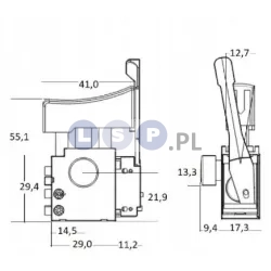 Wyłącznik włącznik do wiertarki uniwersalny 4A MAKITA 651986-7