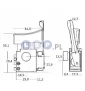 Wyłącznik włącznik do wiertarki uniwersalny 4A MAKITA 651986-7