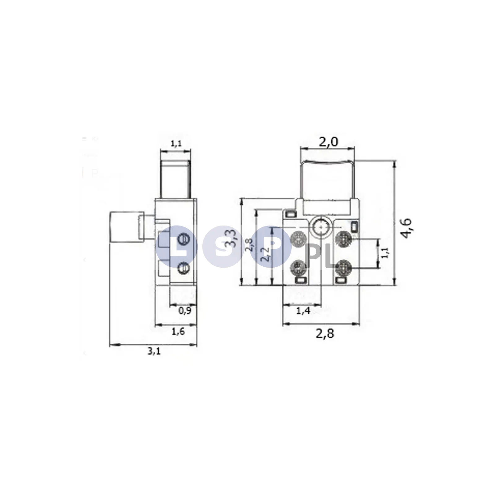 Wyłącznik do pilarki Celma FA2-8/1 , 8A 250V