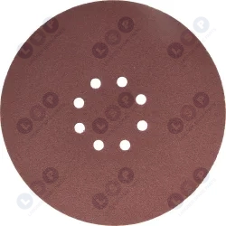 Papier ścierny krążek na rzep do żyrafy gipsu 225 mm GR100 z otworami