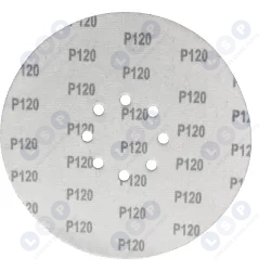 Papier ścierny krążek na rzep do żyrafy gipsu 225 mm GR120 z otworami