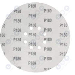 Papier ścierny krążek na rzep do żyrafy gipsu 225 mm GR180 z otworami