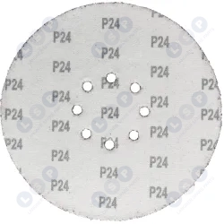 Papier ścierny krążek na rzep do żyrafy gipsu 225 mm GR24 z otworami