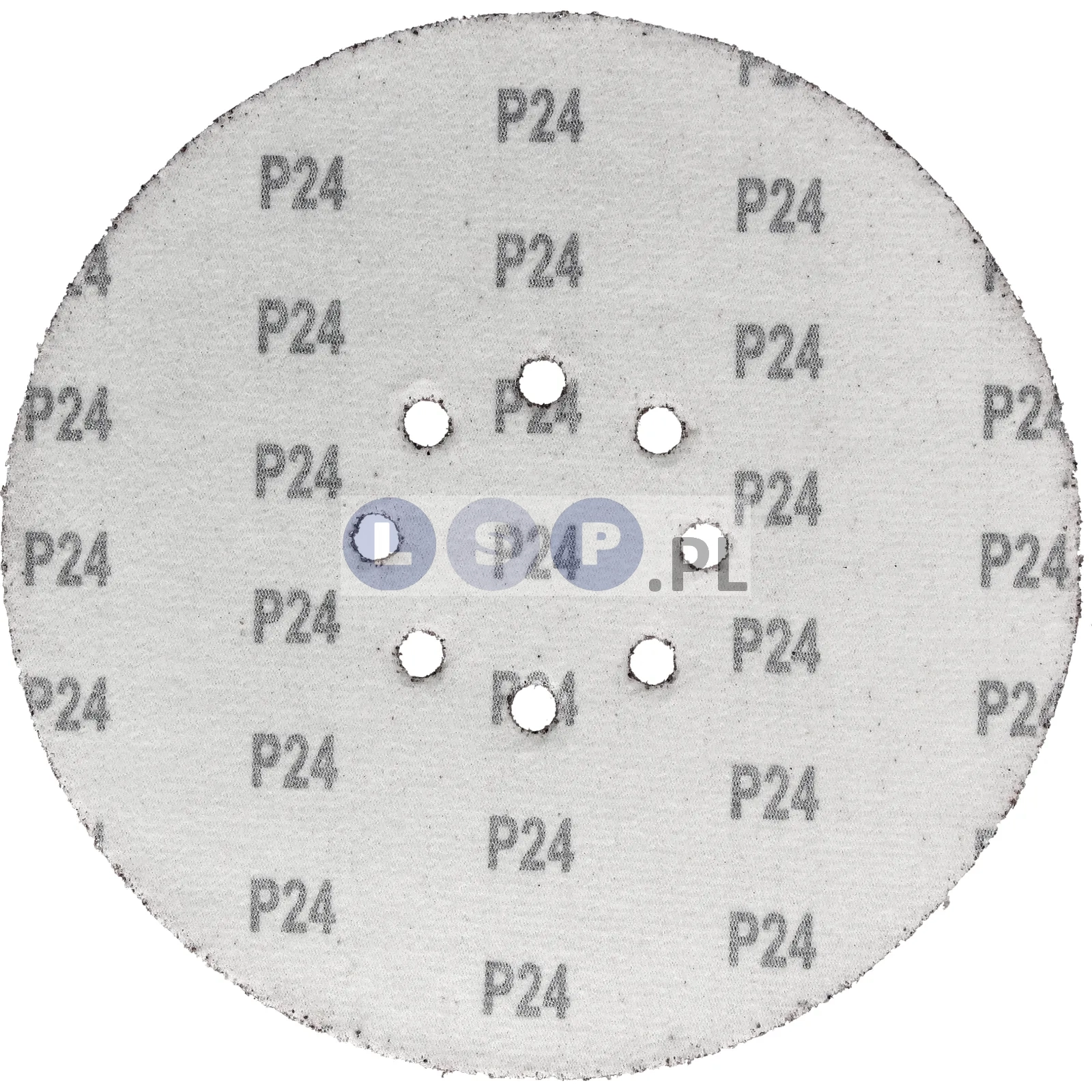 Papier ścierny krążek na rzep do żyrafy gipsu 225 mm GR24 z otworami