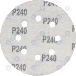 Papier ścierny do szlifierki oscylacyjnej 125 MM na rzep GR240 50 szt