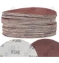 Papier ścierny krążki na rzep 125 mm do szlifierki kątowej P240 50szt.