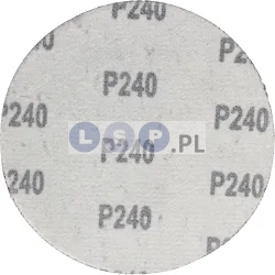 Papier ścierny na rzep 125 MM GR240 krążek ścierny 50 sztuk