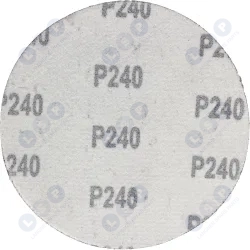 Papier ścierny do szlifierki na rzep 125 MM GR240 10 sztuk