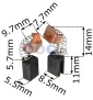 Szczotki węglowe do elektronarzędzi 5.5x8.5x11 mm uniwersalne