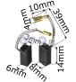 Szczotki węglowe do wiertarki szlifierki uniwersalne 6x8x14 mm