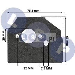 95-028 Uszczelka pod gaźnik 45/52