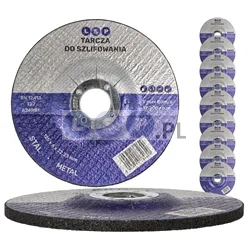 Tarcze do szlifowania metalu 125 mm x 6 mm zestaw 10 sztuk