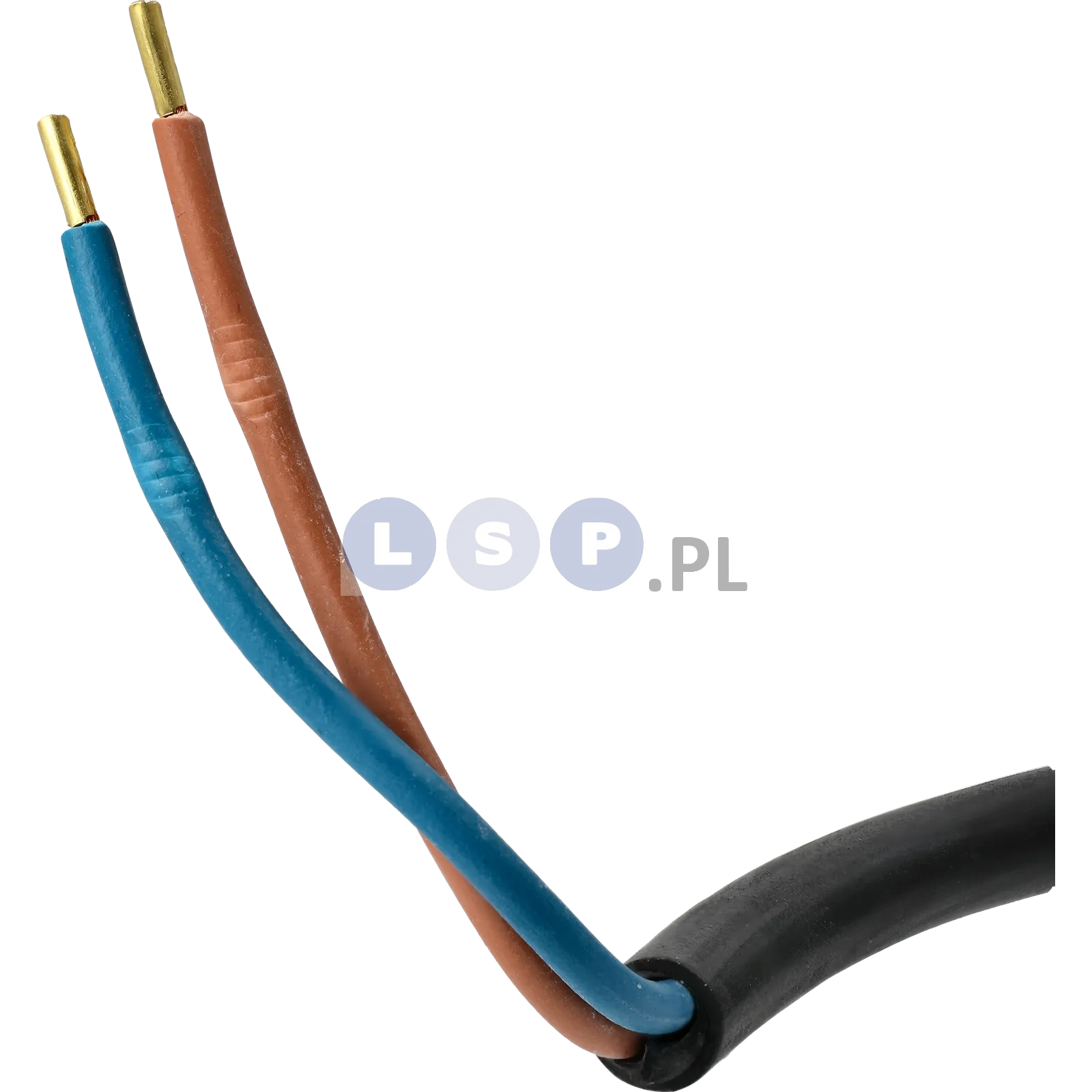 Przewód kabel wtyczka POLSKI gumowy 2x1.5mm 3m