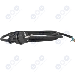 Przewód kabel wtyczka POLSKI gumowy 3x1.5 mm 4m