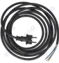 Przewód zasilający z wtyczką kabel 4 metry 3 x 1.5MM H05RR-F