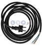 Przewód kabel wtyczka POLSKI gumowy 3x1.5 mm 4m