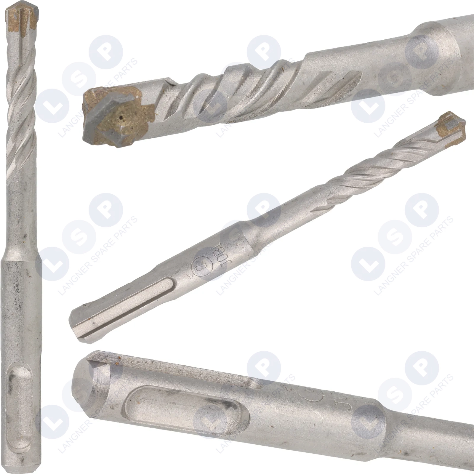 Wiertło do betonu kamienia 8x110mm 4 zęby SDS PLUS + krzyżowe