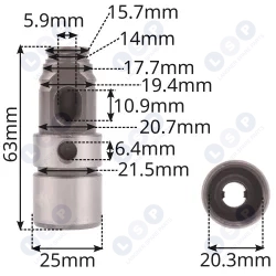 Tuleja z rolkami Bosch GBH...