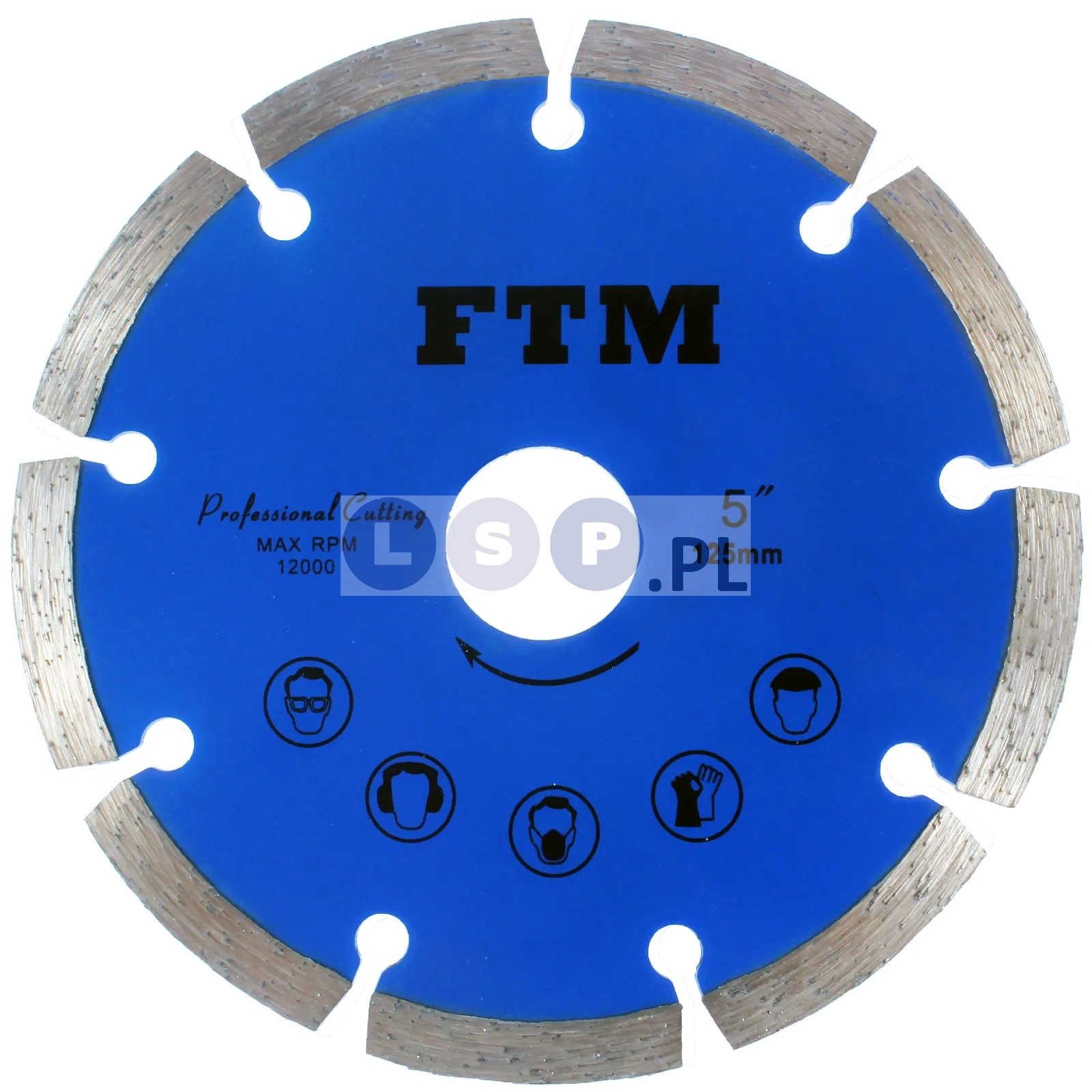 Tacza diamentowa segmentowa 125mm FTM-5NS