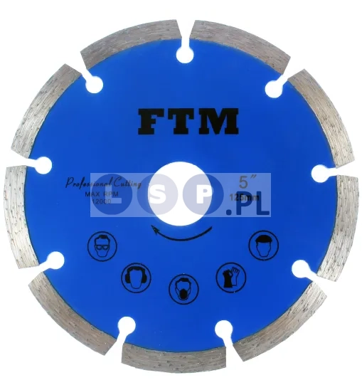 Tacza diamentowa segmentowa 125mm FTM-5NS