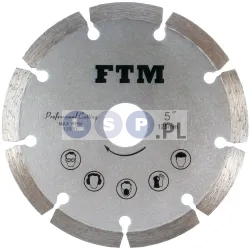 Tacza diamentowa segmentowa 125mm FTM-5SS